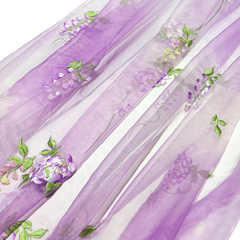 Wisteria Embroidery Fabric DIY - огляд і ціна Baby Clothing Designer