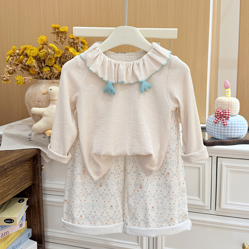 Girls T-shirt 2026 Autumn and  - огляд і ціна Baby Clothing Designer